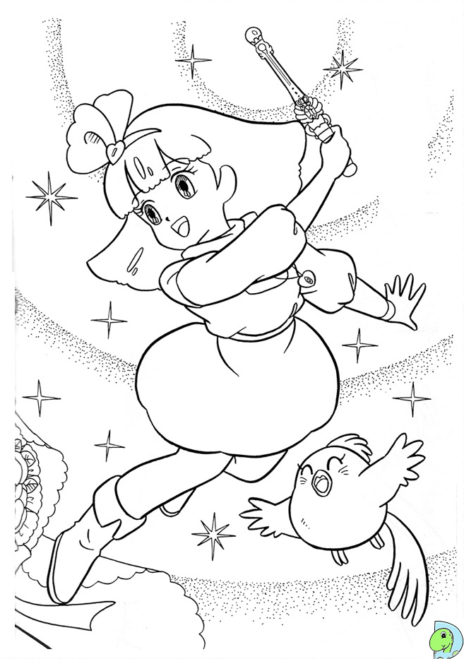 Momo and Pipil Coloring Page