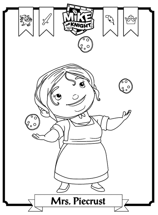 Mrs Piecrust Coloring Pages
