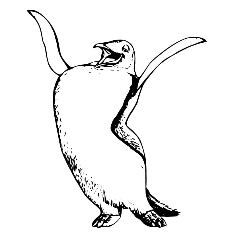 Mumble Penguin Dancing von Happy Feet