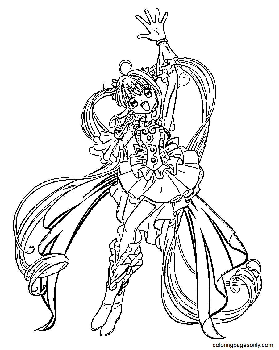 Nanami Lucia Coloring Pages
