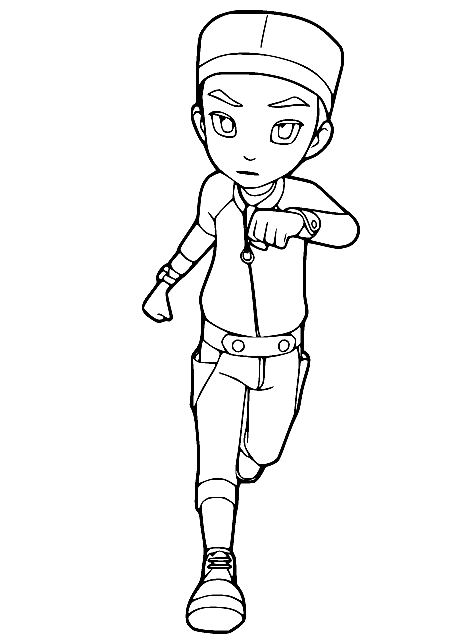 Nathan Techie Coloring Page