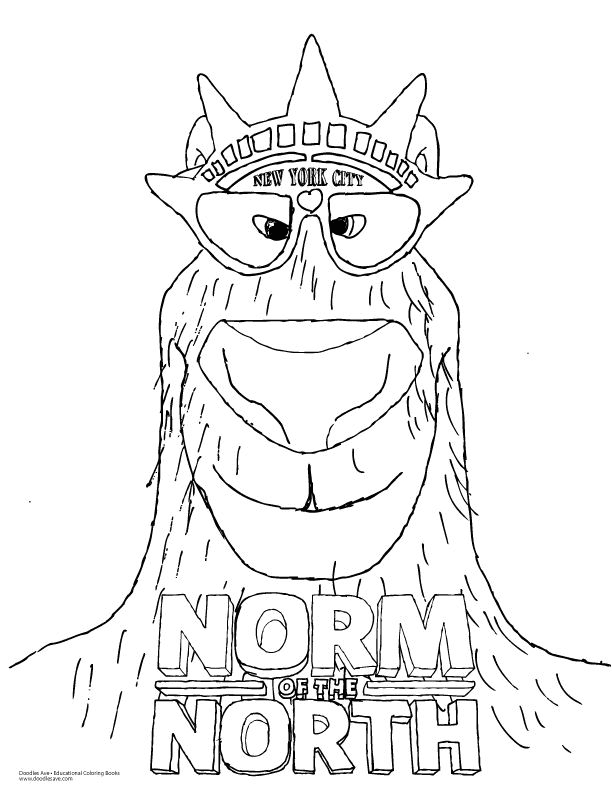 Norm of the North Coloring Pages