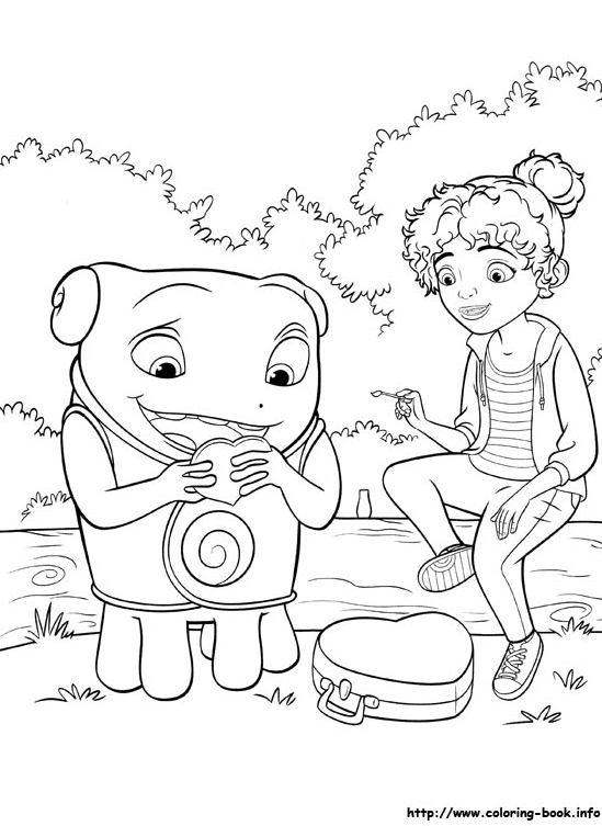Oh and Tip Coloring Page