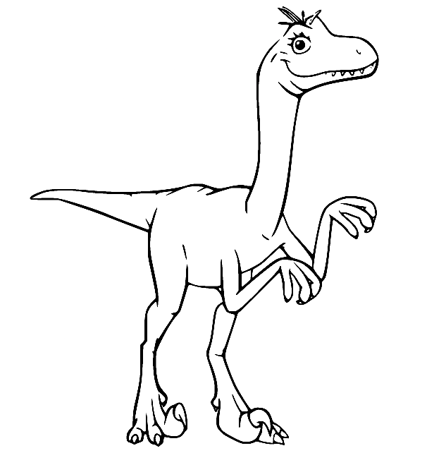 Олли Орнитомимус из «Поезда динозавров»