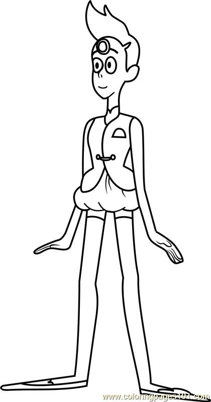 Pearl from Steven Universe Coloring Page