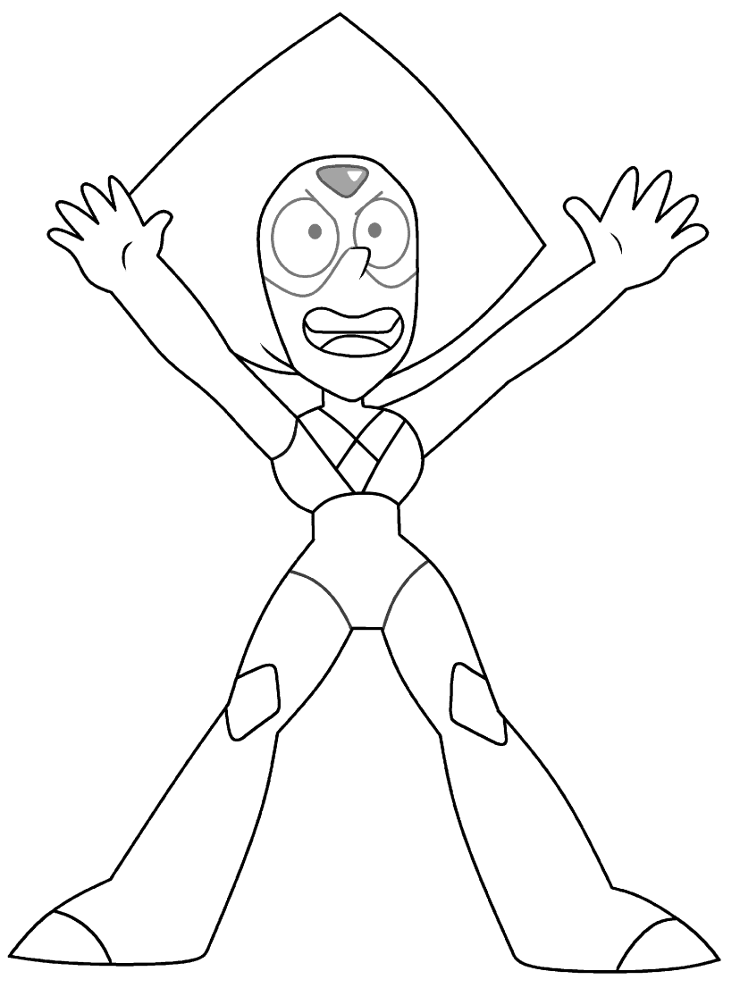 Peridot – Steven Universe Coloring Pages
