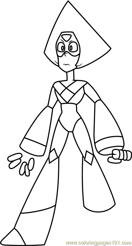 Peridot from Steven Universe Coloring Pages