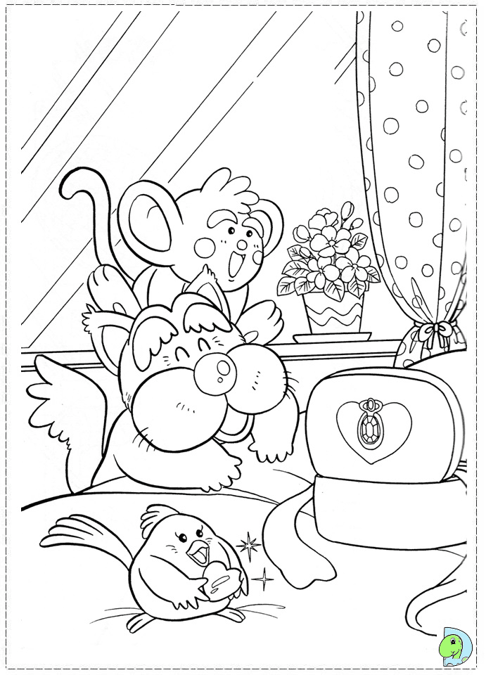 Pipil, Sindbook and Mocha Coloring Pages