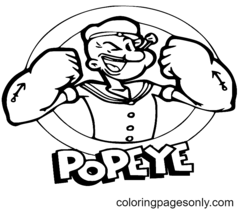Popeye Coloring Pages