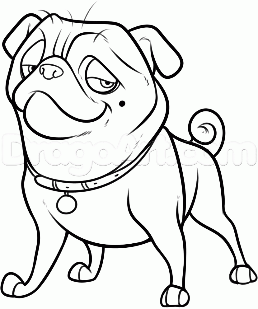 Precious from The Nut Job Coloring Page