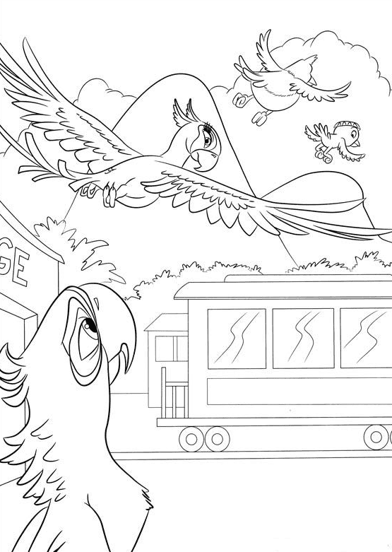 Printable Rio Coloring Pages