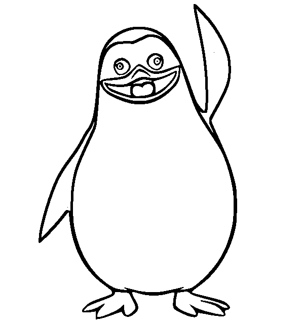 Penguins Of Madagscar Coloring Pages