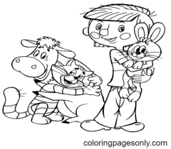 Prostokvashino coloring pages Coloring Pages