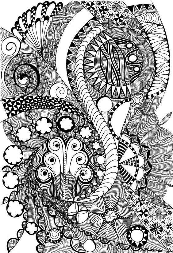 72 Free Printable Psychedelic Coloring Pages