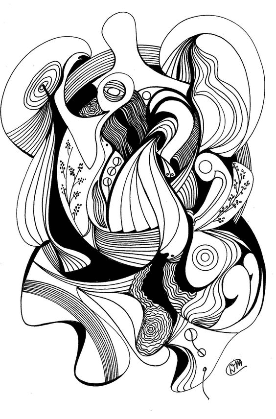 Psychedelic Images Coloring Pages