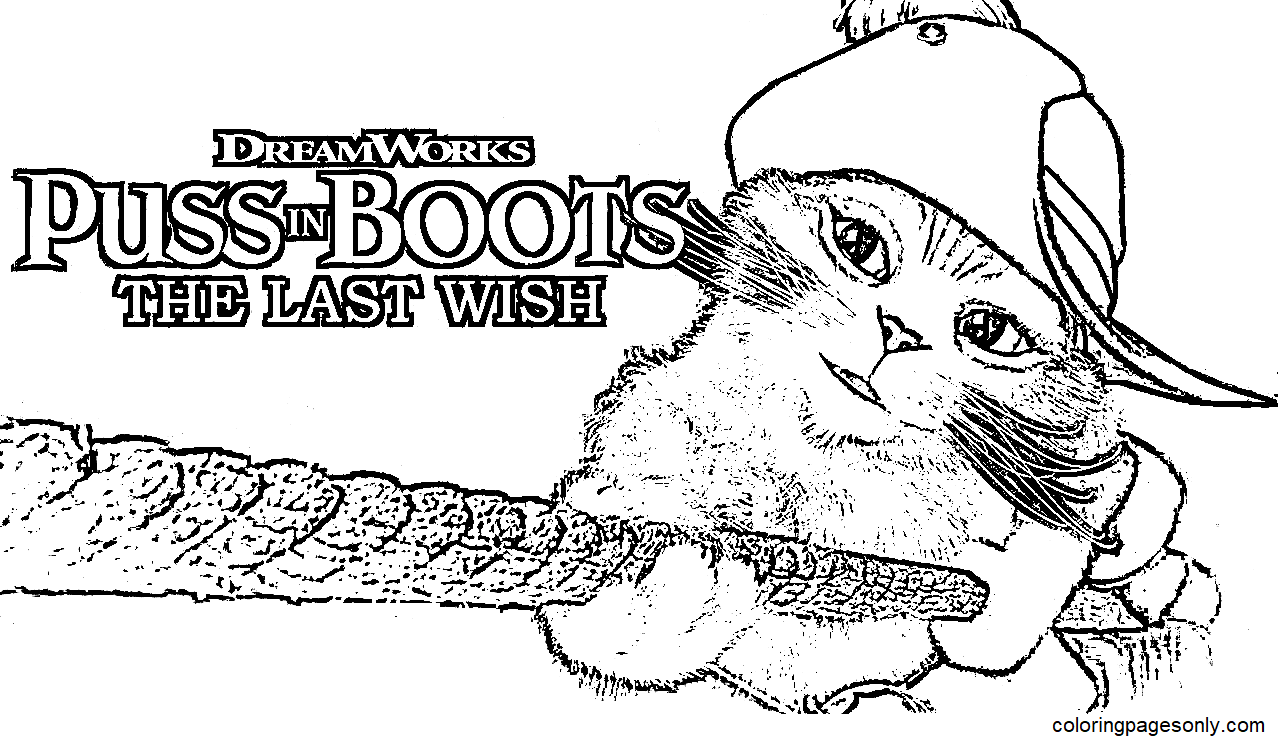 Puss in Boots De laatste wens afdrukbaar van Puss in Boots