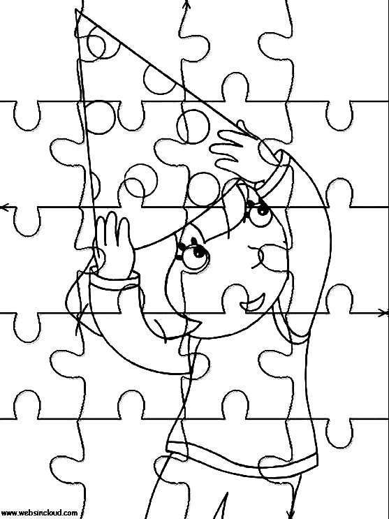 Puzzles Lucy Coloring Page