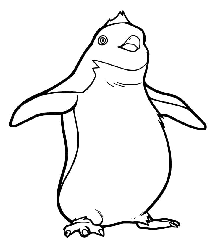 Ramon from Happy Feet Coloring Page