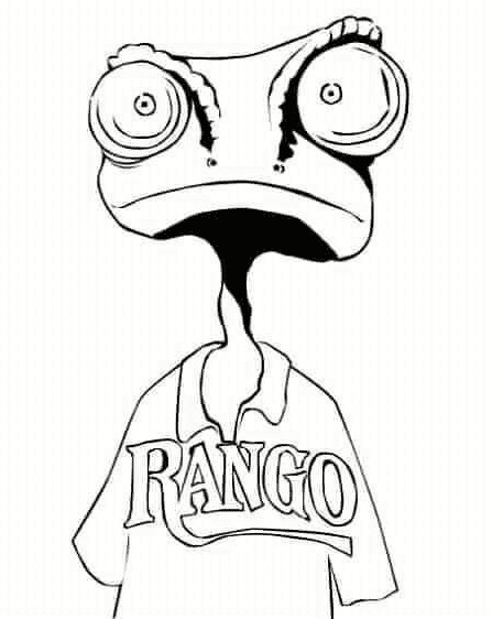 Rango Cartoon from Rango