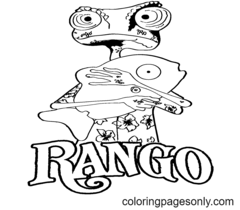 Rango Kleurplaten