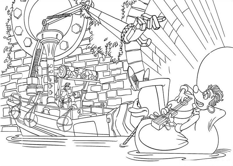 Roddy Playing Guitar Coloring Pages