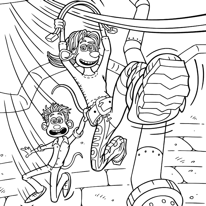 Roddy with Rita Coloring Page