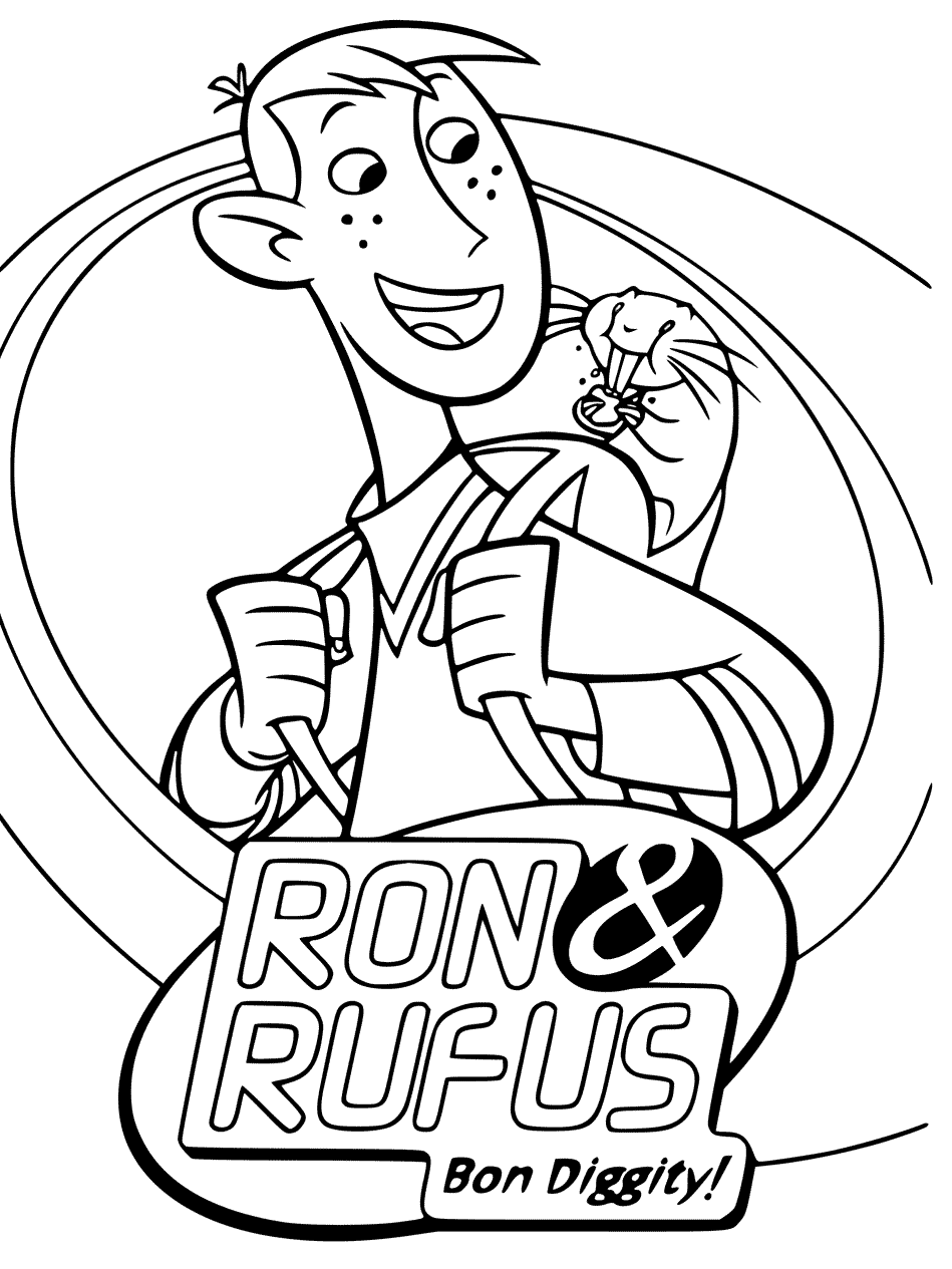 Ron et Rufus de Kim Possible