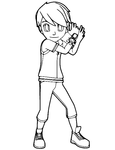 Ryan Char Coloring Page