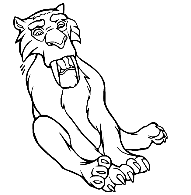 Sad Diego Coloring Pages