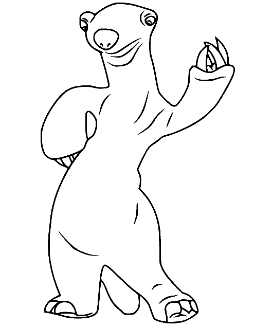 Sid Say Hi Coloring Pages