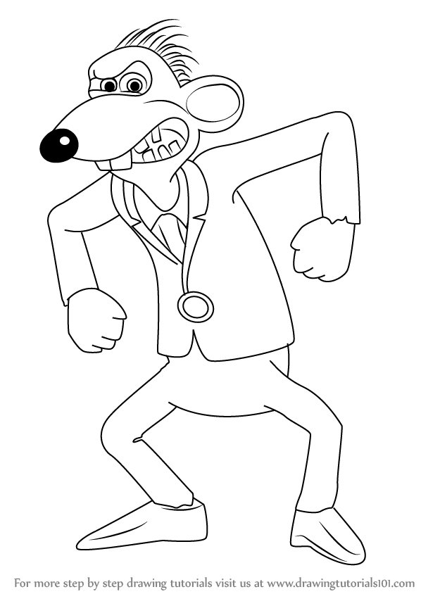 Spike from Flushed Away Coloring Pages