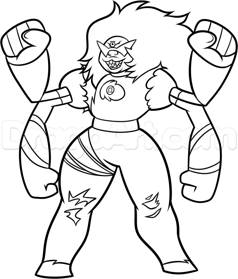 Sugilite from Steven Universe Coloring Page