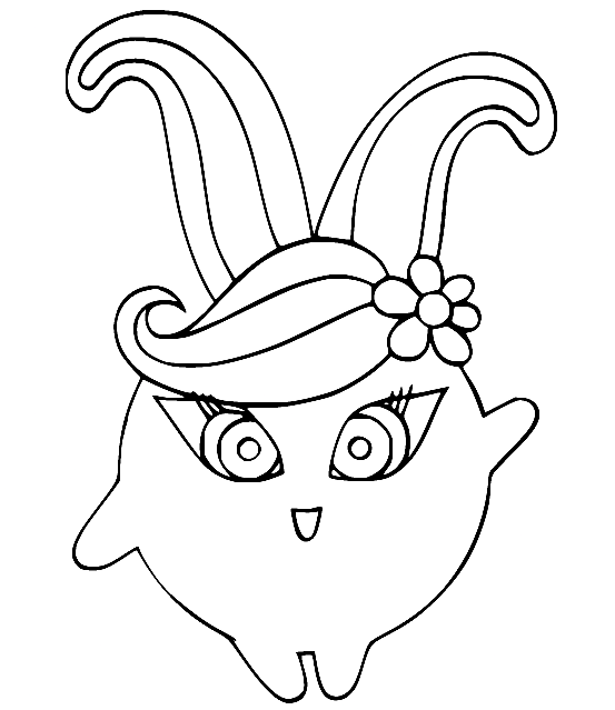 Sunny Bunnies – Shiny Coloring Page