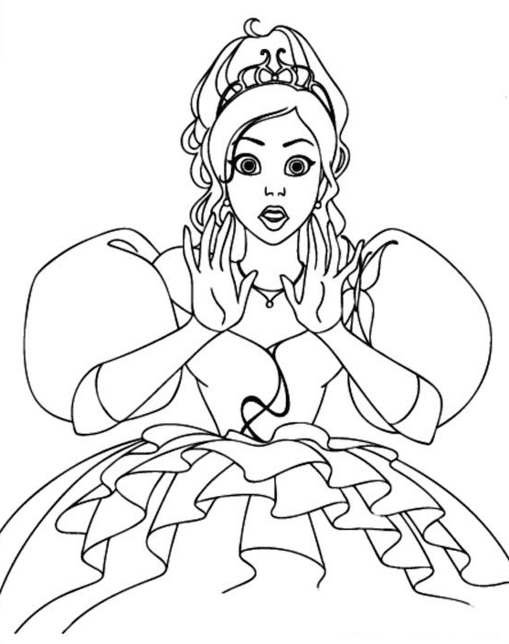 Surprise Giselle Coloring Page