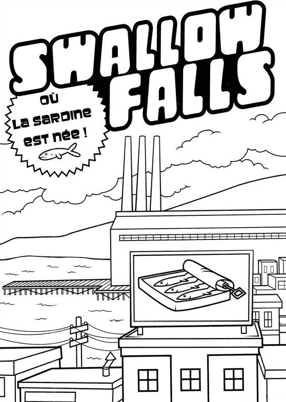 Swallow Falls Coloring Page