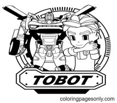Páginas para Colorir Tobot