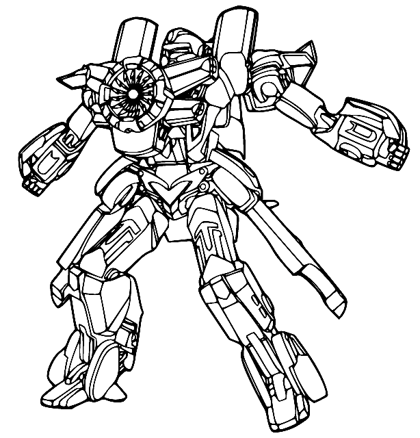 Tobot Titan Coloring Pages