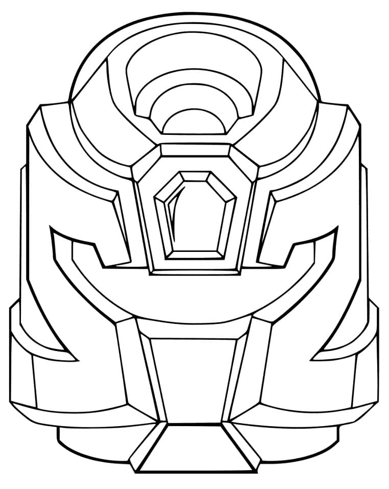 Tobot Z Mask Coloring Pages