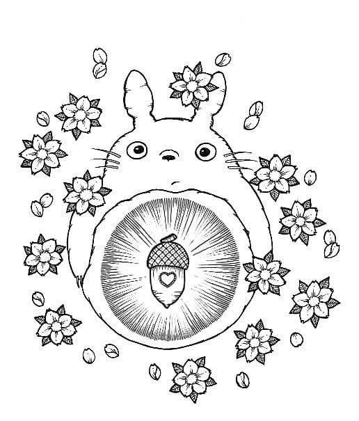 Totoro hat die Eichel von „Mein Nachbar Totoro“ gegessen