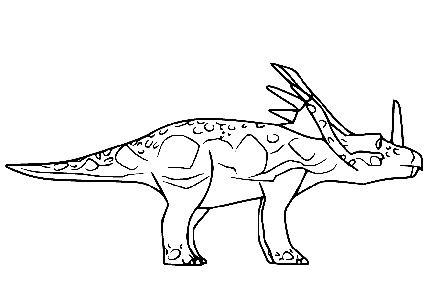 Triceratops do Trem dos Dinossauros do Trem dos Dinossauros