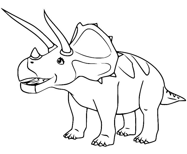Trudy Triceratops da Il treno dei dinosauri