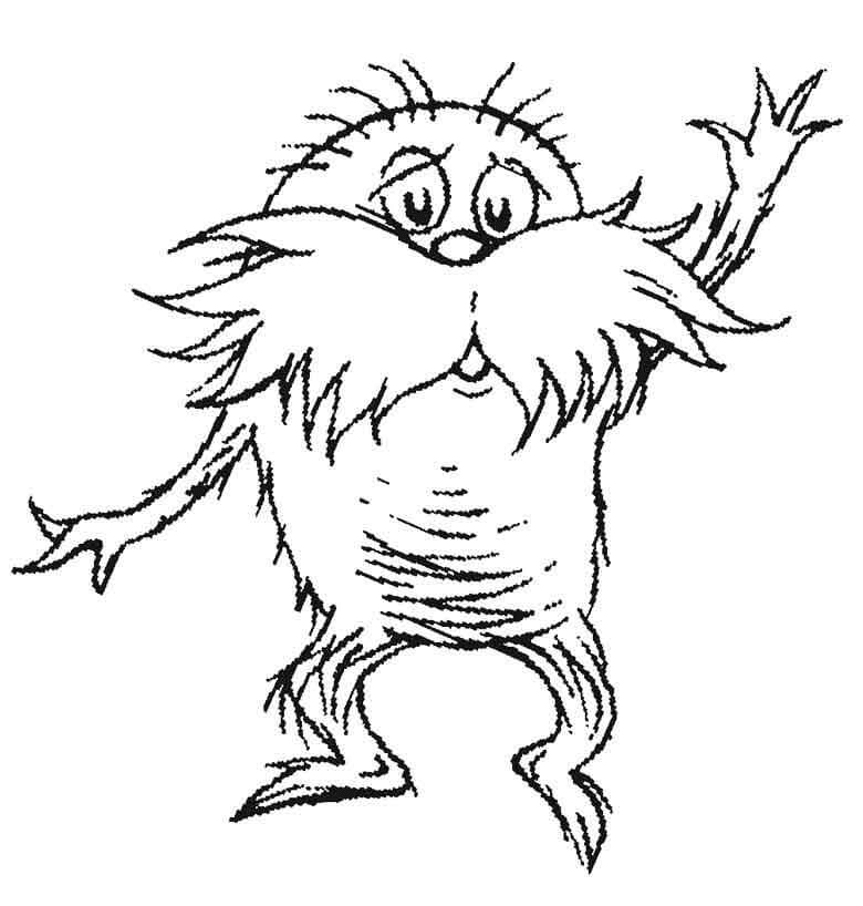 Ugly Lorax Coloring Pages