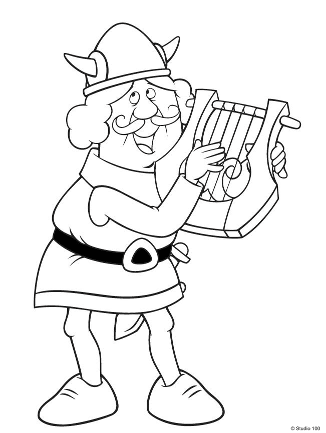 Ulme – Vicky the Viking Coloring Page