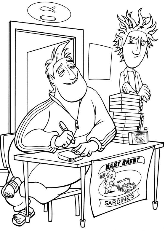 Upset Flint Coloring Page