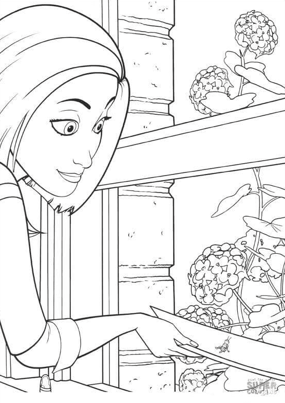Vanessa Coloring Pages