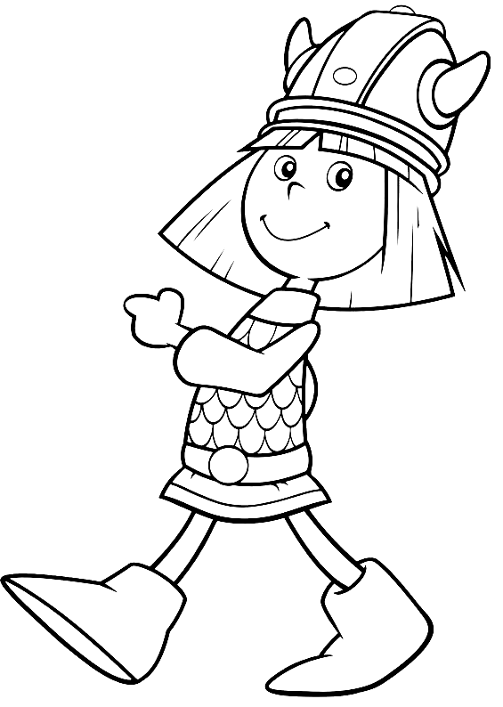 Vicky Coloring Page