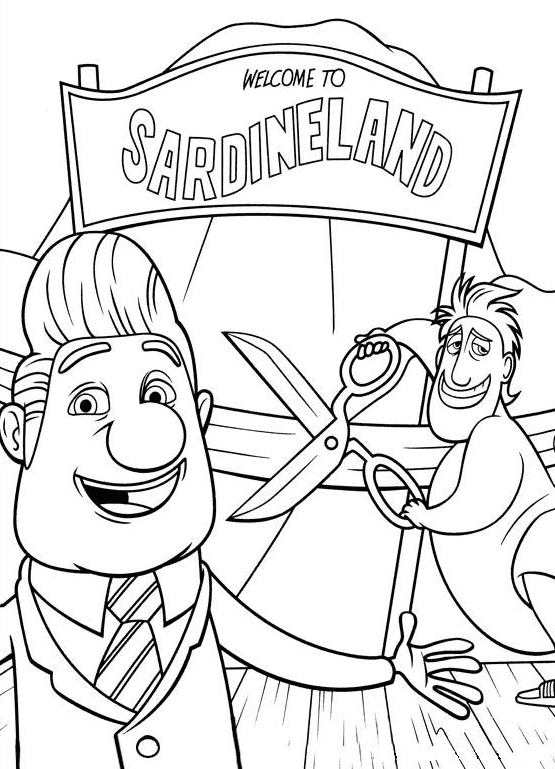 Welcome To Sardinesland Coloring Page