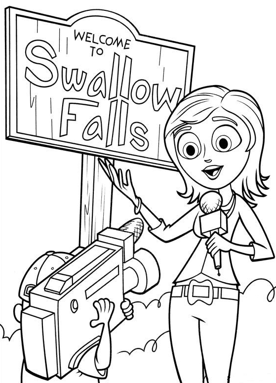 Welcome To Swallow Falls Coloring Page