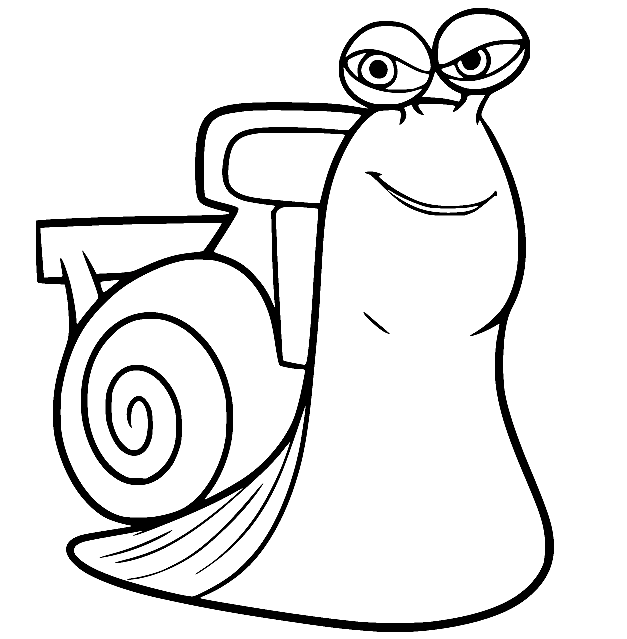 Whiplash from Turbo Coloring Page