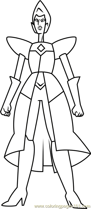 Yellow Diamond – Steven Universe Coloring Pages
